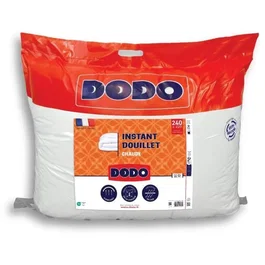 Dodo Couette chaude Instant Douillet 220 x 240 cm - Garnissage Volupt'Air 300g/m2 - Enveloppe 100% Polyester - Blanc