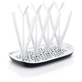 Philips Avent - Égouttoir à biberons et tétines, bac d'égouttement amovible - Blanc/Gris