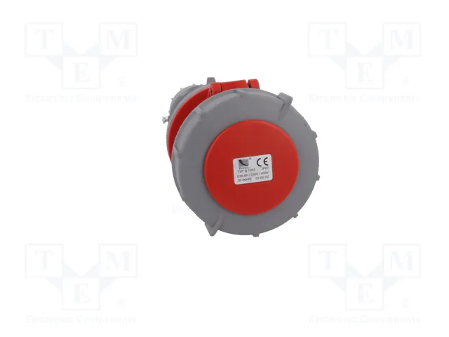 PAWBOL Connecteur d'alimentation AC triphasée 63A 400V 3P+N+PE IP67
