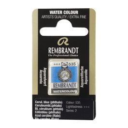 Rembrandt Aquarelle en pastille Azul Cerúleo (Ftalo) 535