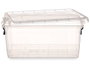 KIPIT Boîte de rangement plastique transparente 13,7L