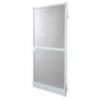 BigBuy Home Moustiquaire Porte Battante Aluminium Blanc 100 x 220 cm