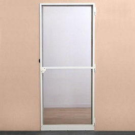 BigBuy Home Moustiquaire Porte Battante Aluminium Blanc 100 x 220 cm