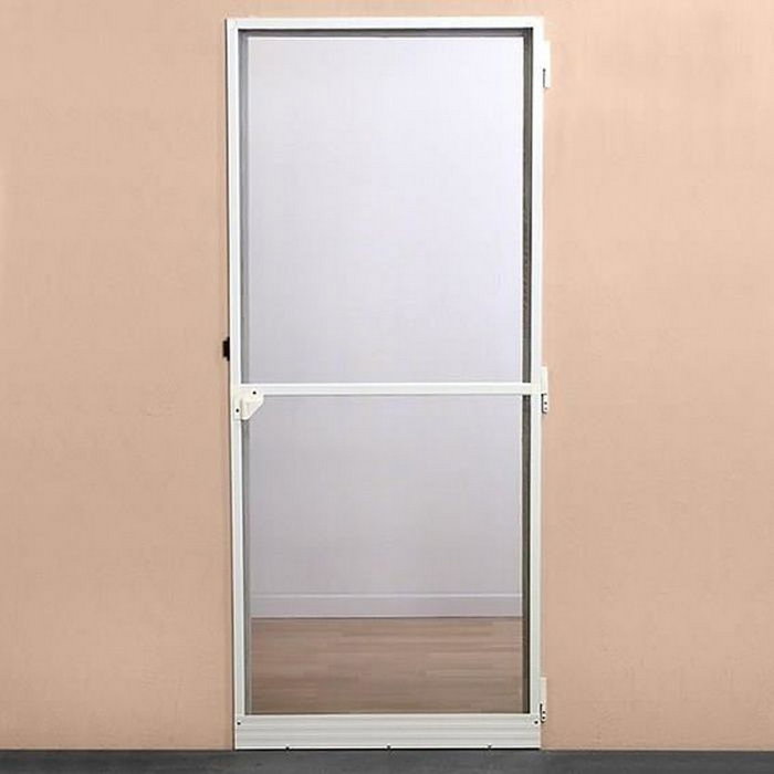 BigBuy Home Moustiquaire Porte Battante Aluminium Blanc 100 x 220 cm BigBuy Home Moustiquaire Porte Battante Aluminium Blanc 100 x 220 cm