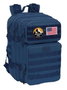 Safta Basic Sac à dos militaire portable 15,6 pouces pour ordinateur portable, couleur marine, dimensions 30x48x23cm