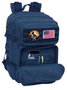 Safta Basic Sac à dos militaire portable 15,6 pouces pour ordinateur portable, couleur marine, dimensions 30x48x23cm