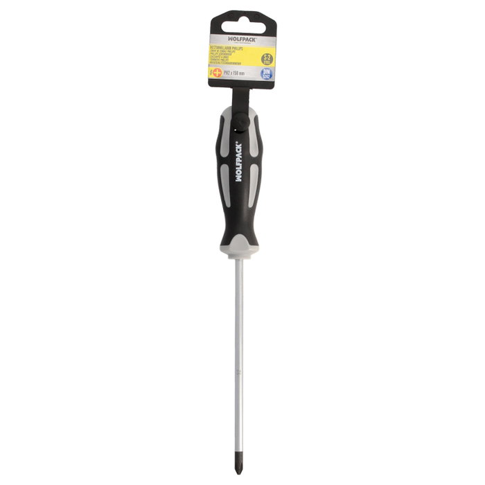 WOLFPACK LINEA PROFESIONAL Tournevis Phillips PH 2 en acier S2