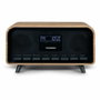Thomson Vintage Cosy Radio-réveil Bluetooth 30W Bois et noir