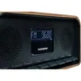 Thomson Vintage Cosy - Radio-réveil Bluetooth, 30W, Radio FM, Double alarme, Écran LCD, Chargeur USB-C, Alimentation 230V