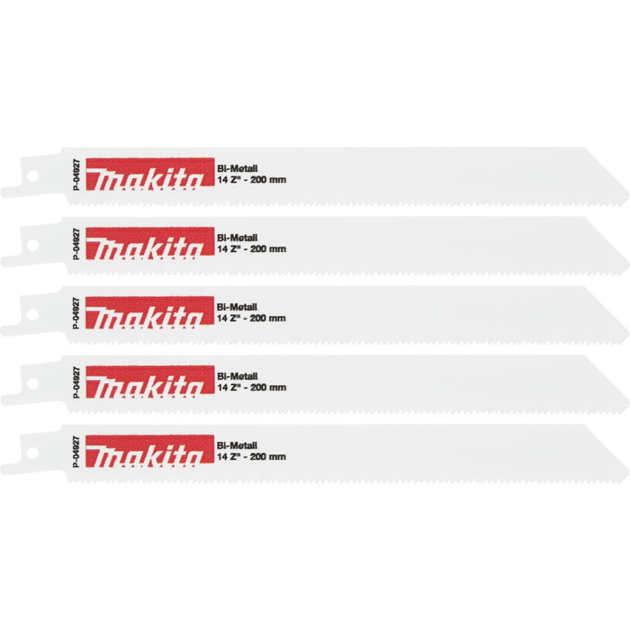 Makita P-04927 Lame de scie sabre BIM 200/14Z Makita P-04927 Lame de scie sabre BIM 200/14Z