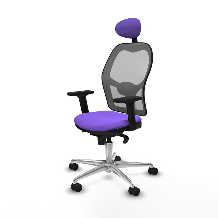 Piqueras y Crespo Chaise de Bureau avec Appui-tête 2D086N1 Lila