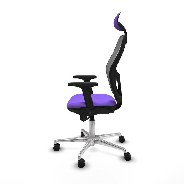 Piqueras y Crespo Chaise de Bureau avec Appui-tête 2D086N1 Lila