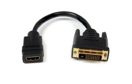 Garbot Adaptateur DVI-HDMI M/F Noir 15cm