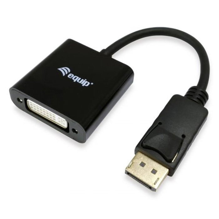 Equip 133431 Adaptateur DisplayPort vers DVI 0.2 m Noir Equip 133431 Adaptateur DisplayPort vers DVI 0.2 m Noir