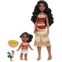 Disney Princess Coffret des 2 sœurs Vaiana 2 avec accessoires et Heihei