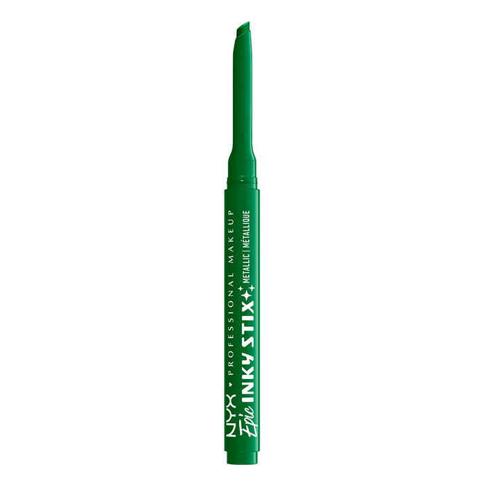 NYX Professional Makeup Eyeliner gel Epic Inky Stix Electric Emerald, crayon waterproof fini mat, tenue 24h, pour lignes précises, 1 unité NYX Professional Makeup Eyeliner gel Epic Inky Stix Electric Emerald, crayon waterproof fini mat, tenue 24h, pour lignes précises, 1 unité