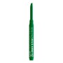 NYX Professional Makeup Eyeliner gel Epic Inky Stix Electric Emerald, crayon waterproof fini mat, tenue 24h, pour lignes précises, 1 unité