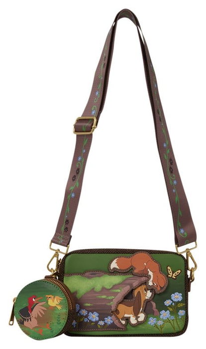 Loungefly Rox et Rouky sac à porter Tod & Vixey Loungefly Rox et Rouky sac à porter Tod & Vixey