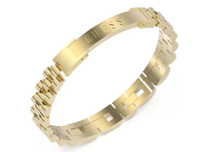 Guess Bracelet Empire Doré en Acier Inoxydable Guess Bracelet Empire Doré en Acier Inoxydable