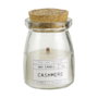 Home Deco Factory Bougie Parfumée en Pot en Verre avec Mèche en Bois