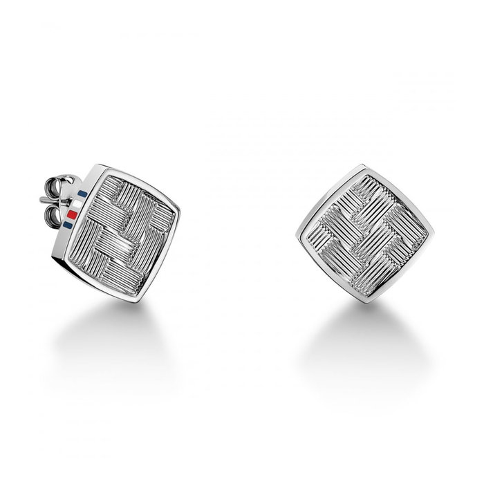 Tommy Hilfiger Boucles d'oreilles 2700993 en acier inoxydable gris Tommy Hilfiger Boucles d'oreilles 2700993 en acier inoxydable gris