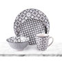 Assiettes Alpina Multicouleur Céramique 16 Pièces (4 Unités)