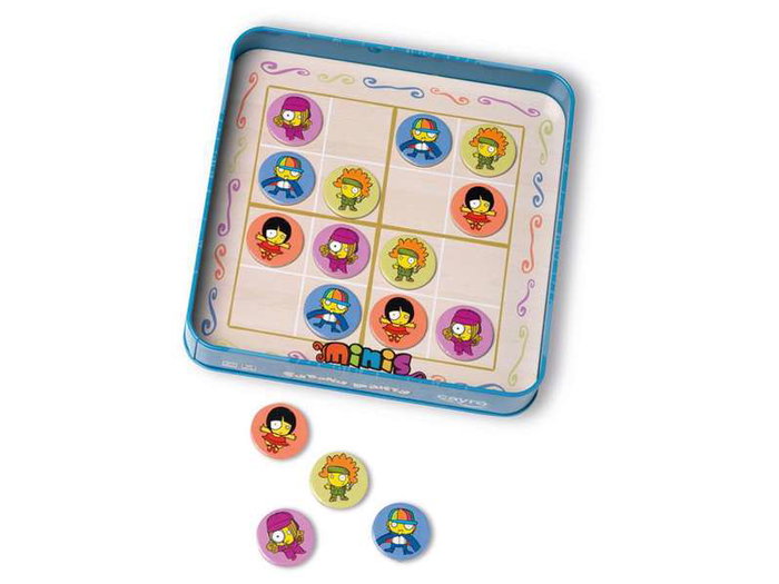 Cayro Juego sudoku party - Jeu de société Sudoku Party 16 pièces en espagnol - 19x19x3,5 cm