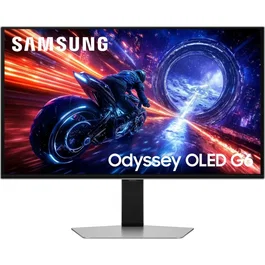 Samsung Ecran PC Gamer Odyssey OLED G6 G60SF 27'' QHD 500Hz Dalle QD-OLED 0.03 ms Ajustable en Hauteur Anti-Reflet+ FreeSync G-Sync