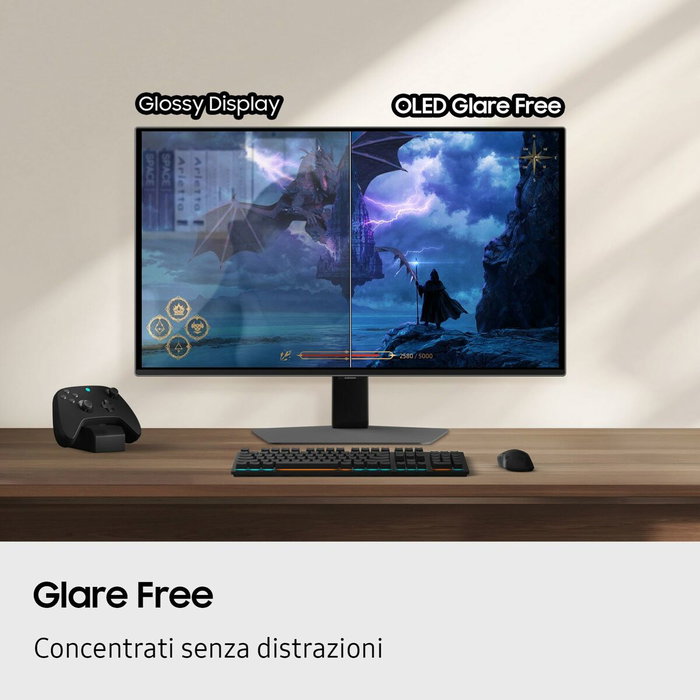Samsung Odyssey OLED G6 G60SF 27'' QHD 500Hz Argent