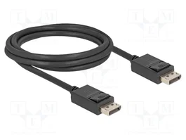 DELOCK Câble DisplayPort 2.1 - 2m - Noir
