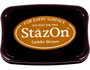 Tsukineko STAZON Tampon encreur Marron cuir pour verre et plastique