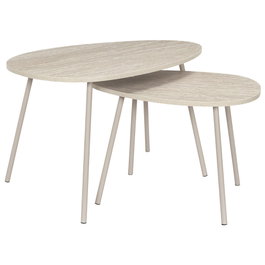 Home Deco Factory Ensemble de 2 tables gigognes Terra Nova