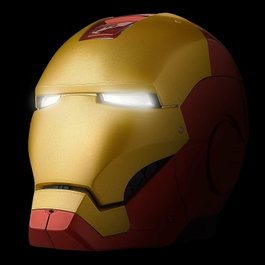 Ekids Enceinte Bluetooth Marvel Iron Man avec effets lumineux, mains libres, pour enfants dès 3 ans
