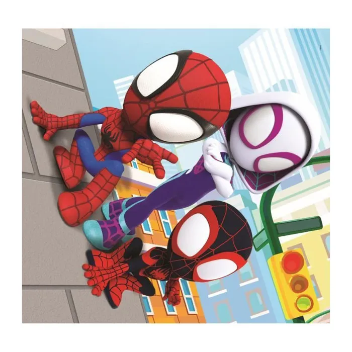 Clementoni - Puzzle Marvel Spidey and his Amazing Friends - 24 maxi pièces - 62 x 42 cm - Pour enfants - À partir de matières recyclées Clementoni - Puzzle Marvel Spidey and his Amazing Friends - 24 maxi pièces - 62 x 42 cm - Pour enfants - À partir de matières recyclées