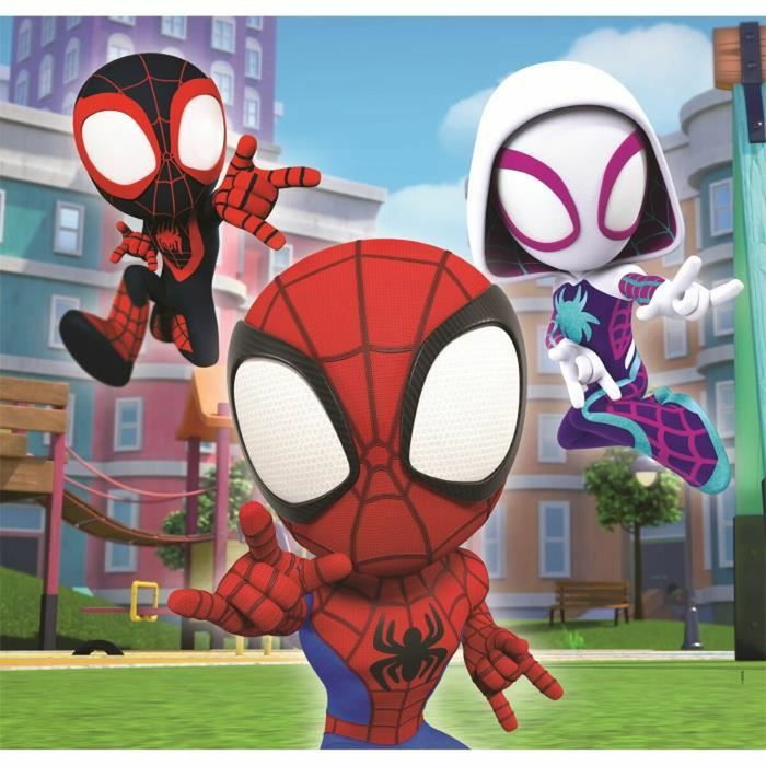 Clementoni Puzzle Spidey - Lot de 3 unités (48 pièces par puzzle) Clementoni Puzzle Spidey - Lot de 3 unités (48 pièces par puzzle)