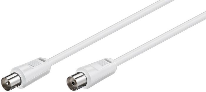 MicroConnect Câble Coaxial Mâle-Femelle COAX025W 2,5 mètres Blanc 75 Ohm - Transmission Audio/Vidéo MicroConnect Câble Coaxial Mâle-Femelle COAX025W 2,5 mètres Blanc 75 Ohm - Transmission Audio/Vidéo