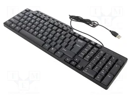 GEMBIRD KB-UM-104 Clavier informatique noir USB A US layout