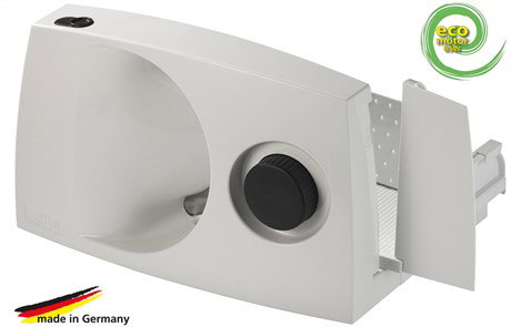 Ritter MARKANT-01 - Coupe-jambon électrique pliable avec lame dentée universelle 17 cm, motorisation Eco 65W et consommation réduite, compact (10 cm)