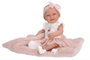 Arias Poupée Bébé Zoe Danseuse Rose avec Coussin 42 cm
