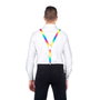 My Other Me Tirantes Rainbow Diagonal - Bretelles arc-en-ciel diagonale taille unique