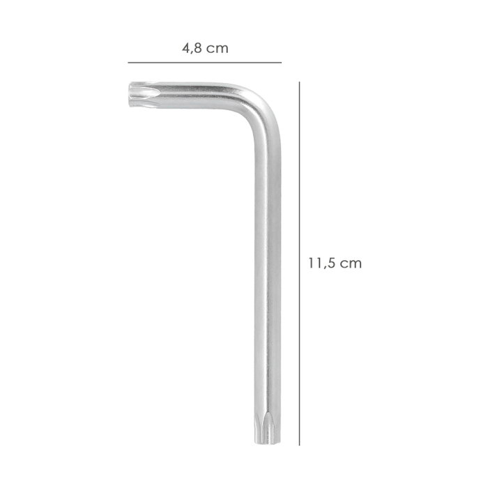 WOLFPACK LINEA PROFESIONAL Clé Torx inviolable T50 WOLFPACK LINEA PROFESIONAL Clé Torx inviolable T50