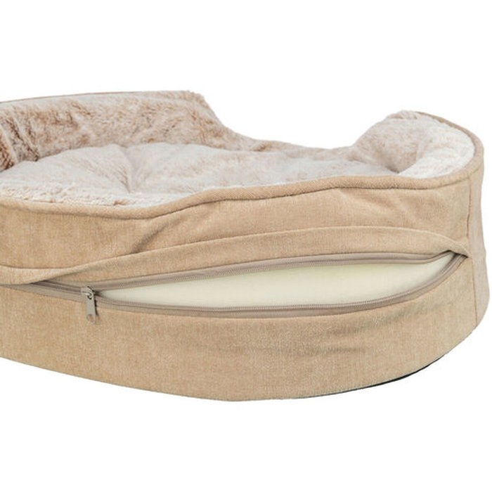 Lit pour chien Trixie Vital Lino Soft Beige Crème 60 x 45 cm