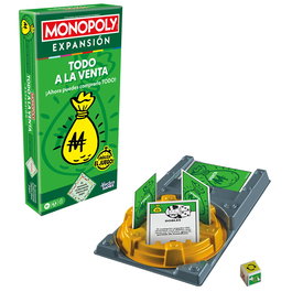 Monopoly Expansion Todo A La Venta G0720 Hasbro, Jeu de société en espagnol, Extension avec plus de propriétés à vendre