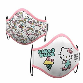 My Other Me Masque en tissu hygiénique réutilisable Hello Kitty Premium 10-12 Ans