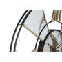 Horloge Murale Home ESPRIT Blanc Noir Doré Métal 142 X 9 X 142 cm