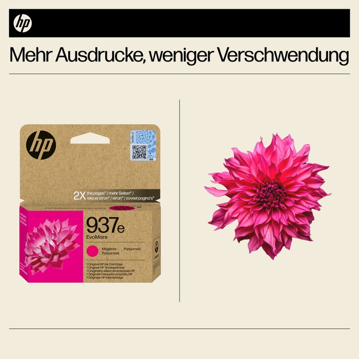 HP 937e EvoMore Magenta Haute Capacité HP 937e EvoMore Magenta Haute Capacité