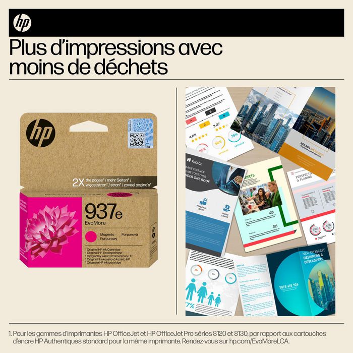 HP 4S6W7NE Cartouche de tinte originale magenta 1.650 pages -