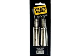 YELLOWCAB Adaptateur de 1/4? Stereo femelle à 2 XLR mâle