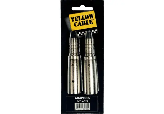 YellowCAB Adaptateur 1/4" Stéréo Femelle vers 2 XLR Mâle Yellowcab YellowCAB Adaptateur 1/4" Stéréo Femelle vers 2 XLR Mâle Yellowcab