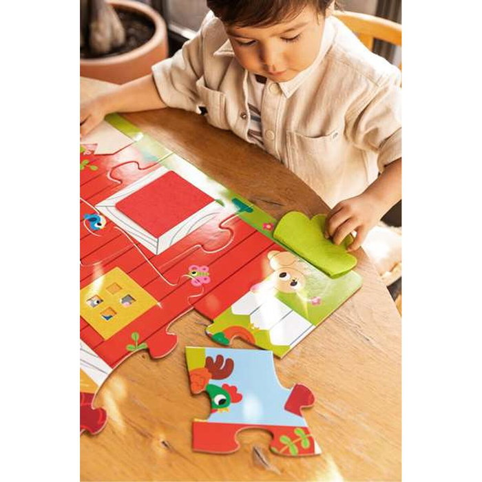 Diset Puzzle Goula XXL Ferme Surprise - 12 pièces